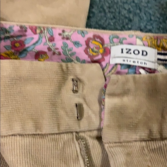Adorable Izod straight leg stretch corduroy pants - Picture 4 of 5